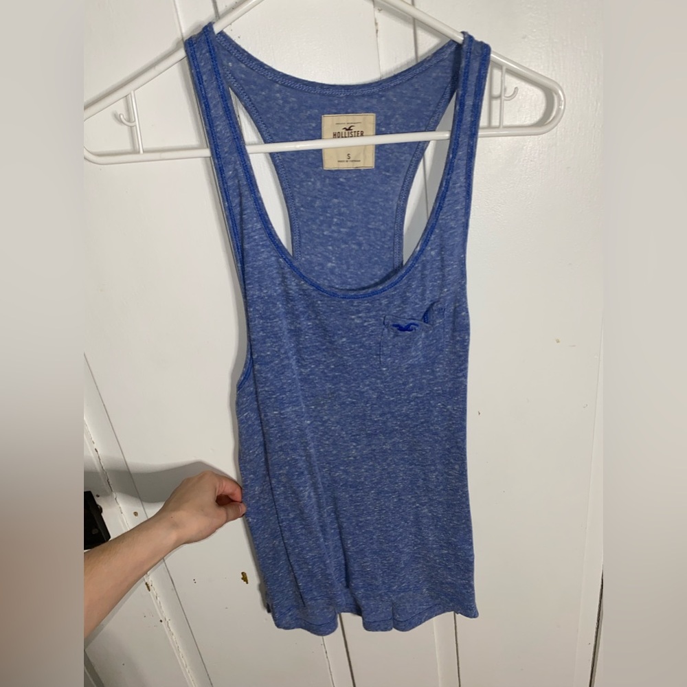 Blue tank